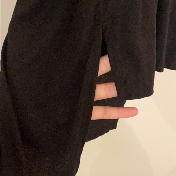 2008-2012? Forever 21 Black hi low sleeveless tank top w zipper detail S - Picture 8 of 8